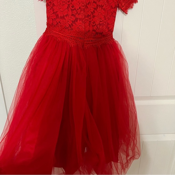 Trish Scully Formal Red Dress - Picture 3 of 4